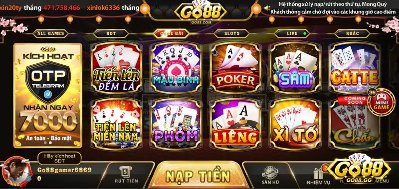 Chính sách hoạt động cổng game Go88 2 Quy định về nạp tiền, rút tiền tại cổng game Go88