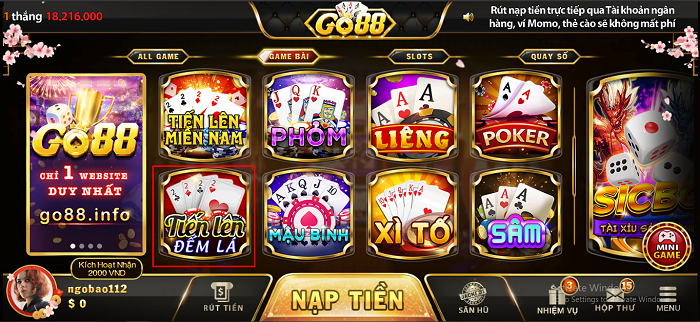 Cổng game Go88 Khám Phá Thế Giới Game Đỉnh Cao 2 Các trò chơi nổi bật tại cổng game Go88